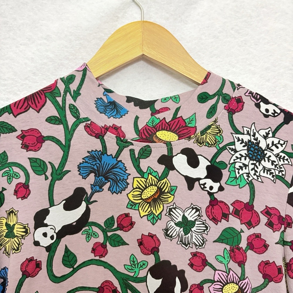 Roberto Lugo for Walmart Dress L Panda Floral Limited Edition Pockets Teacher - Picture 3 of 6